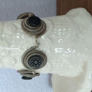 Unique Metal Coil Bracelet